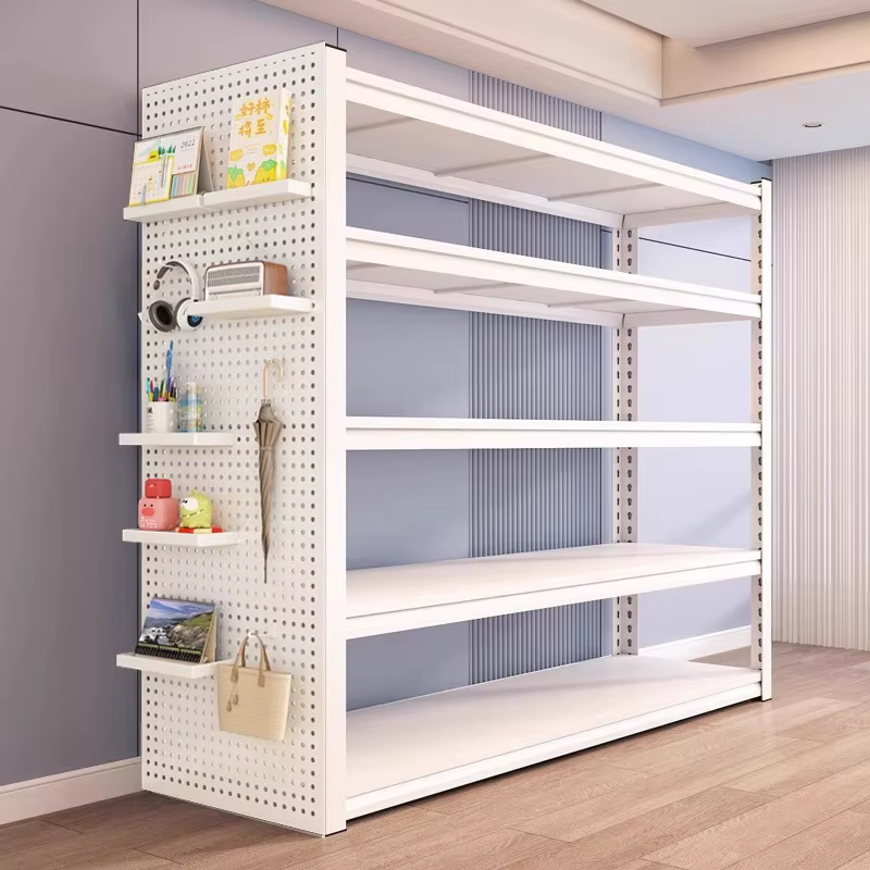 Étagère de rangement multi-niveaux en acier
