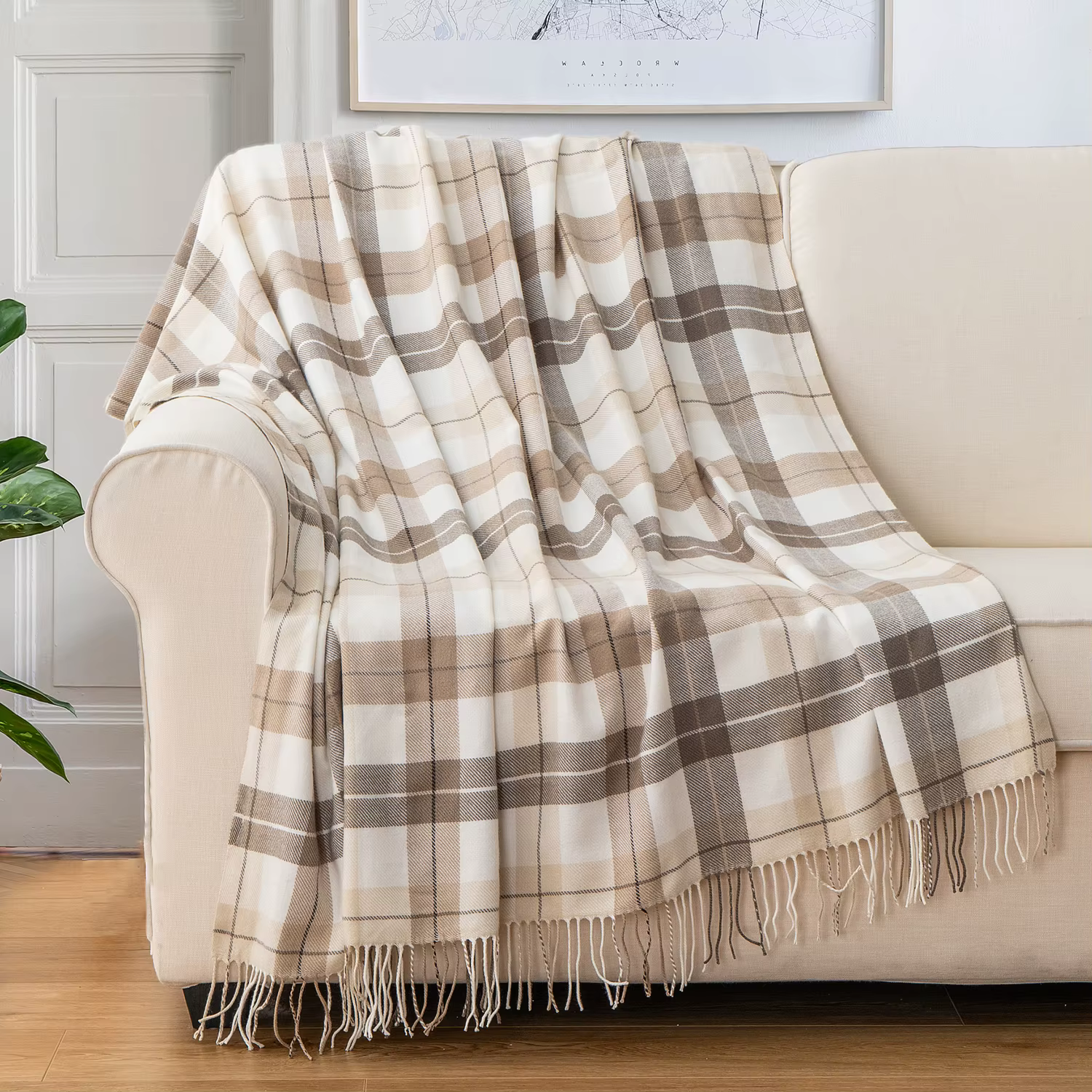 Plaid Battilo pour lit et canapé