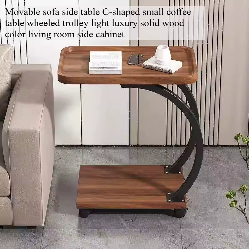 Table d'appoint en forme de C