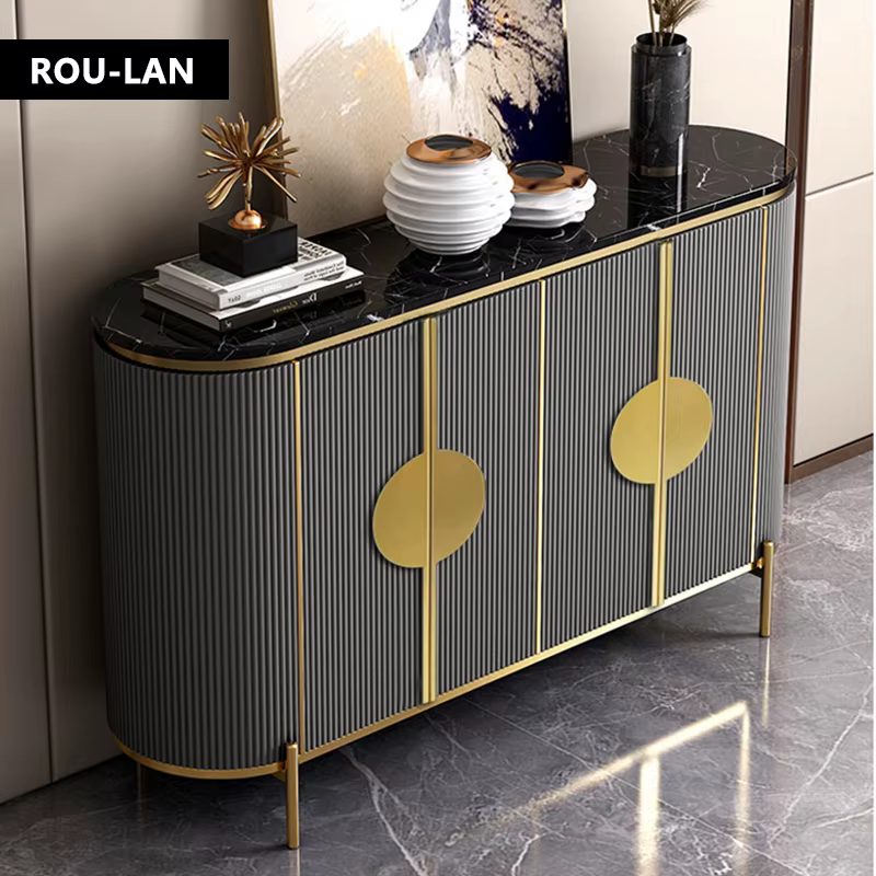 Armoire de Rangement d'Entrée de Luxe Légère