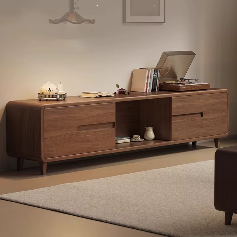 Ensemble De meuble Tv rétro en bois