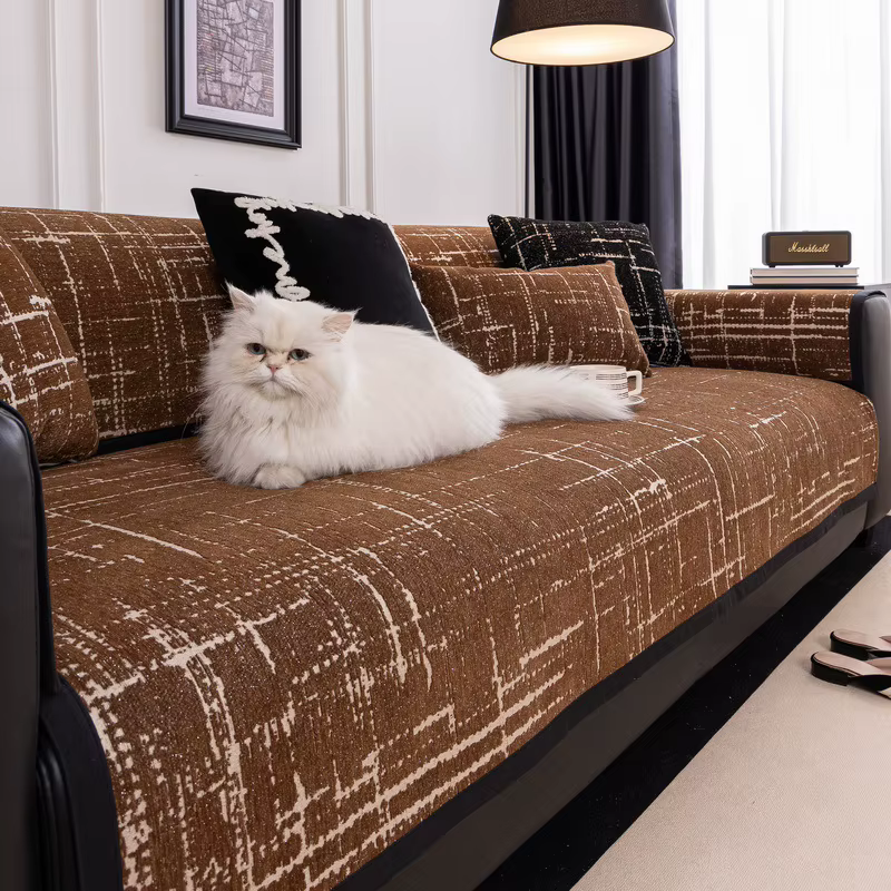 Housse de canapé de luxe légère et moderne