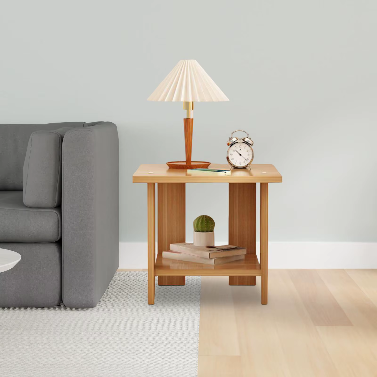 Table d'appoint Double couche en bois