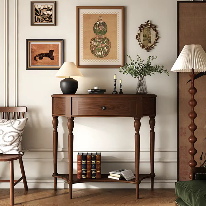 Table Console traditionnelle du milieu du siècle