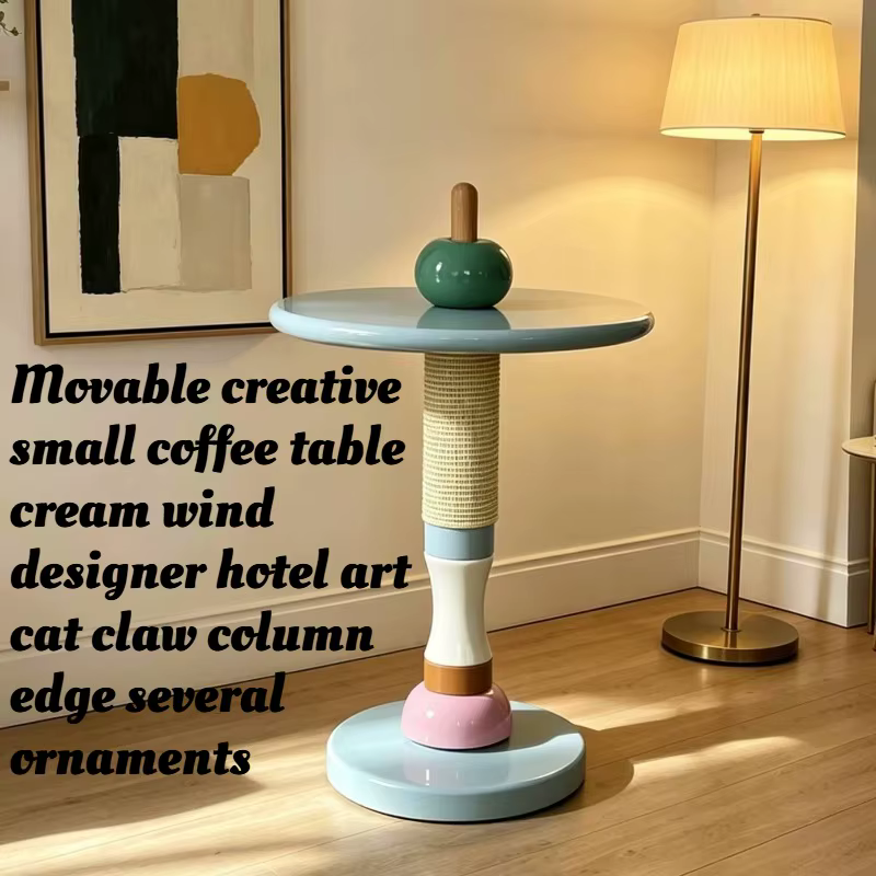 Table basse mobile de style crème