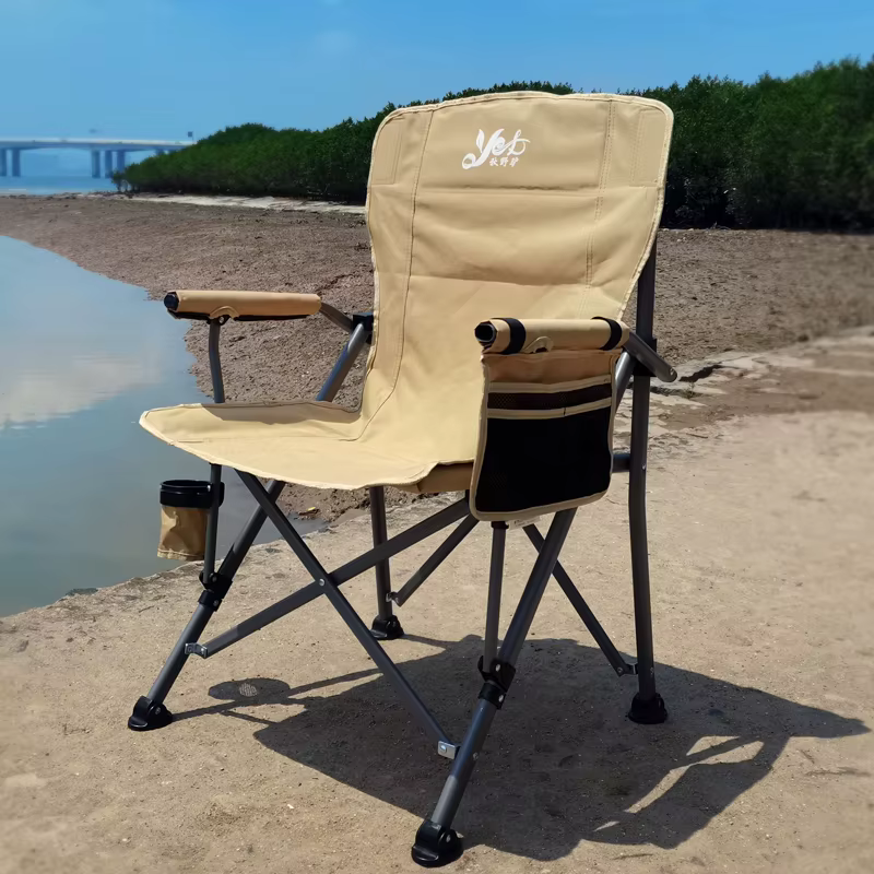 Relax chaises de Camping portables noir adultes voyage