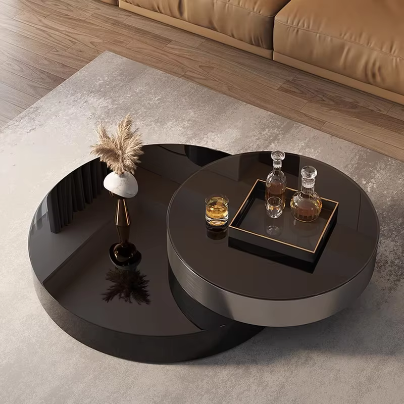 Table basse de salon italienne de designer