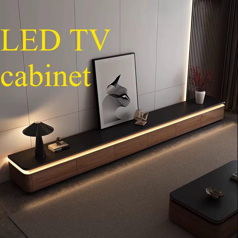 Meuble TV vertical simple avec tiroirs de rangement