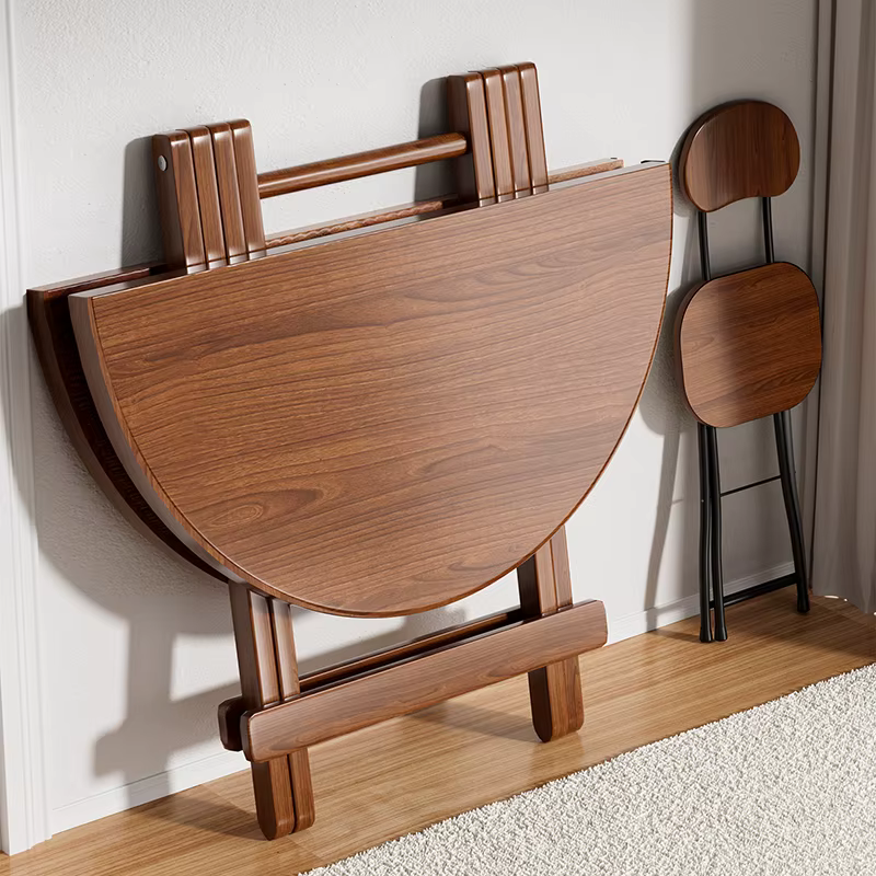 Table ronde pliable