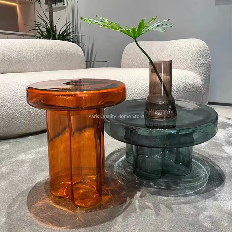 Table basse en verre de luxe