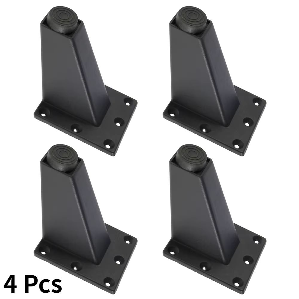 4 pièces pieds de meubles en métal réglables canapé-lit