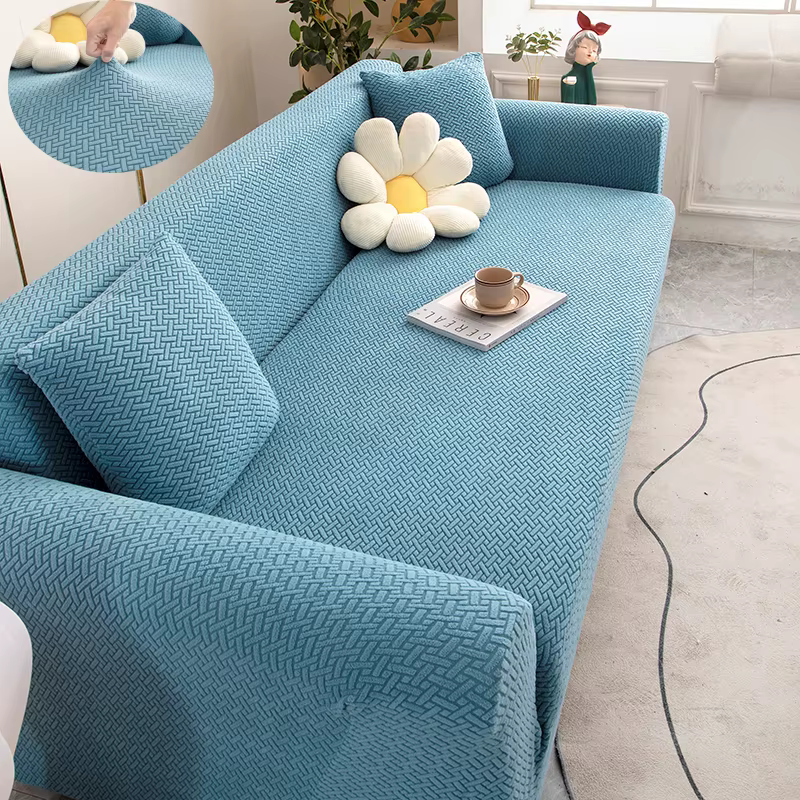 Housse de canapé élastique réglable en Jacquard