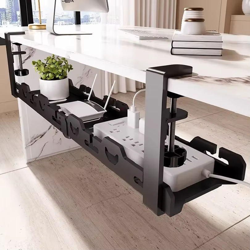 Support de rangement télescopique sous table