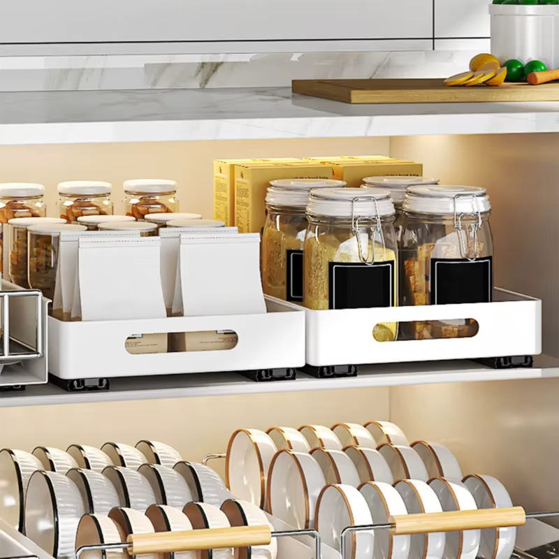 Armoire extensible pour livres et condiments