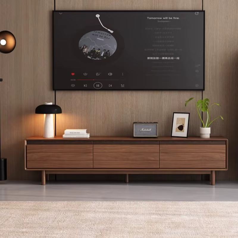 Support De luxe meuble Tv japonais esthétique divertissement Design