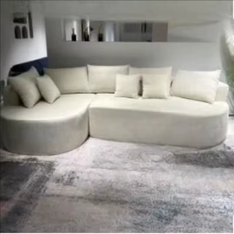 Salon luxe Compression canapé inclinable coin familial simple