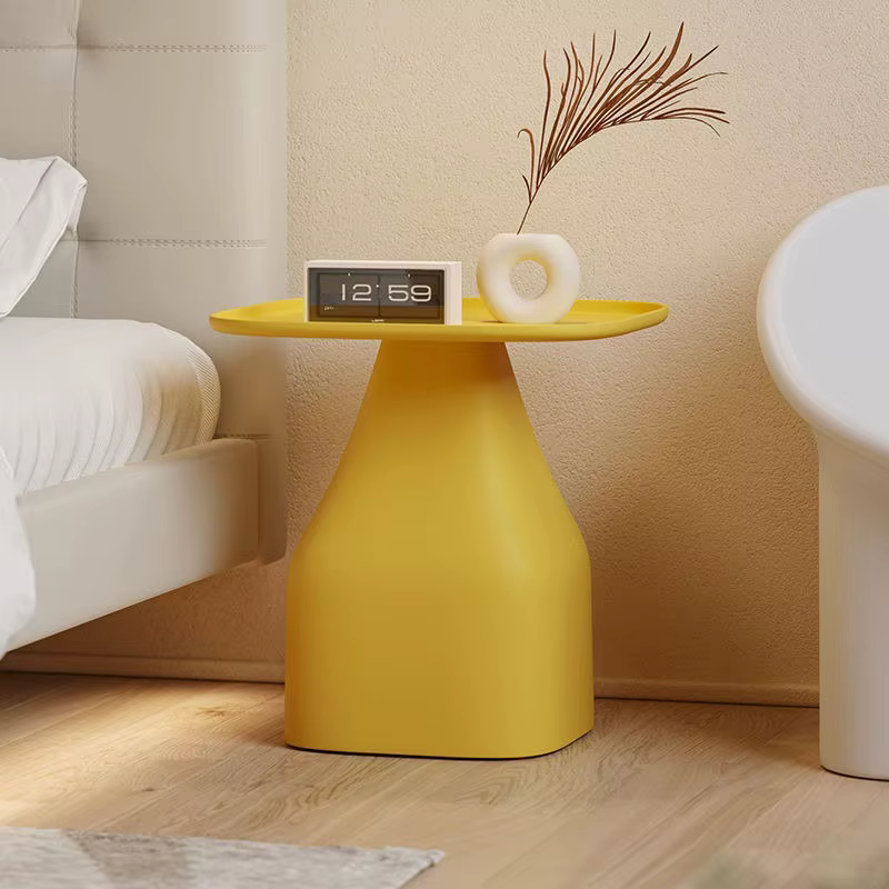 Table d'appoint de chambre à coucher en plastique