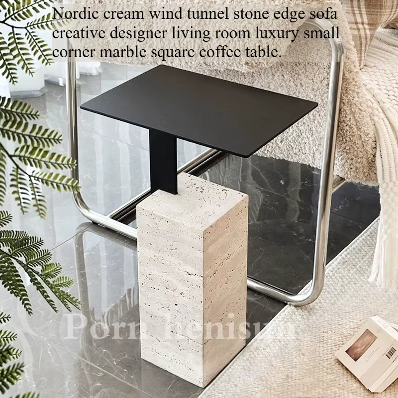 Table basse en marbre italienne