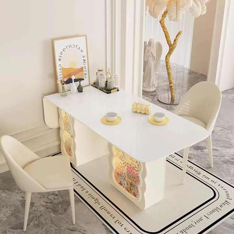 Table à manger blanche de luxe