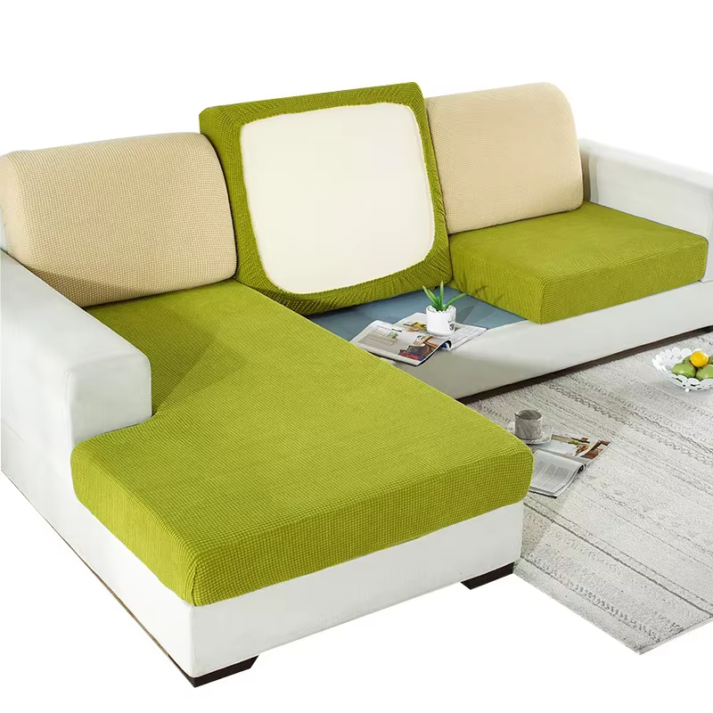 Housse de coussin de siège de canapé en Jacquard