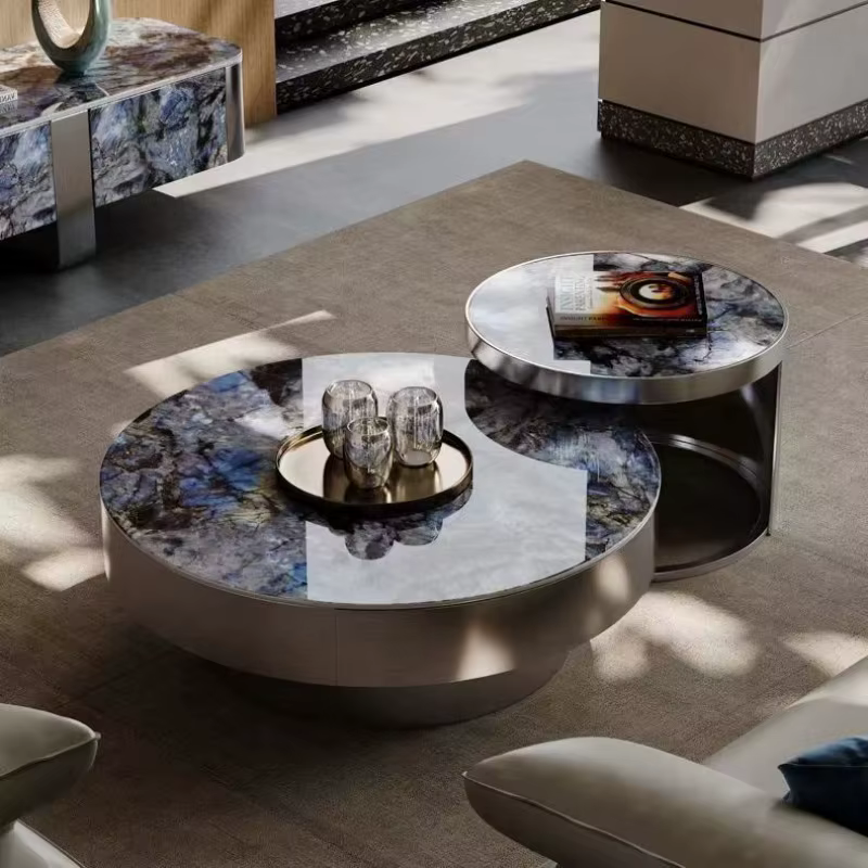 Table basse de luxe à couverture rigide