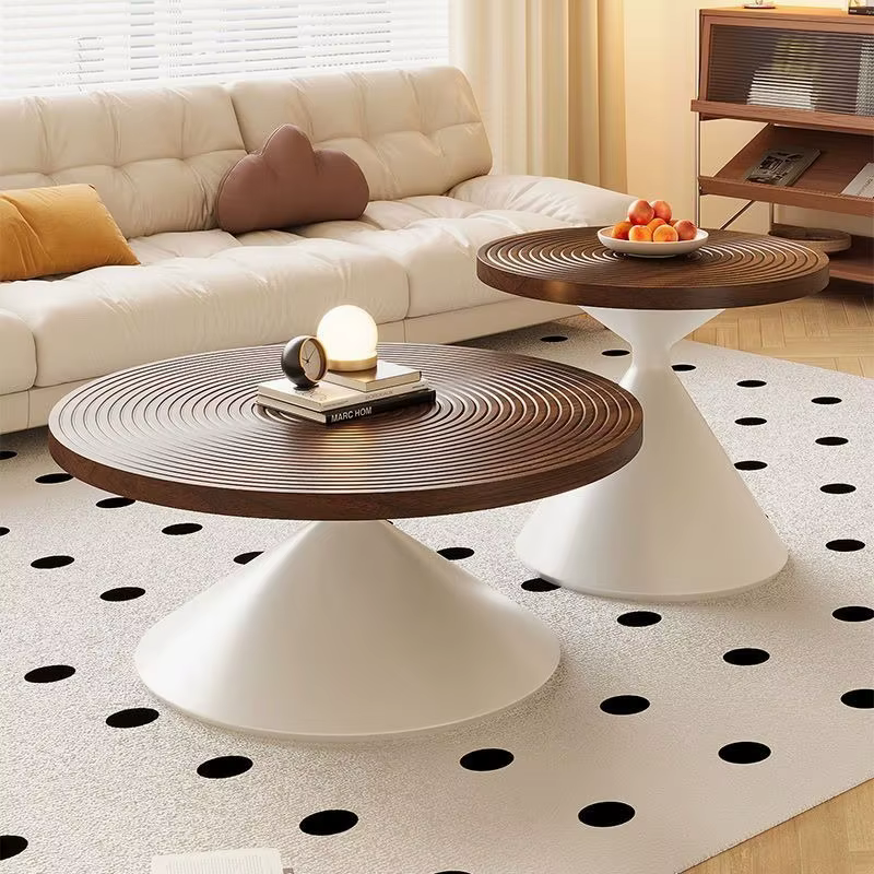 Tables basses simples de Type sablier