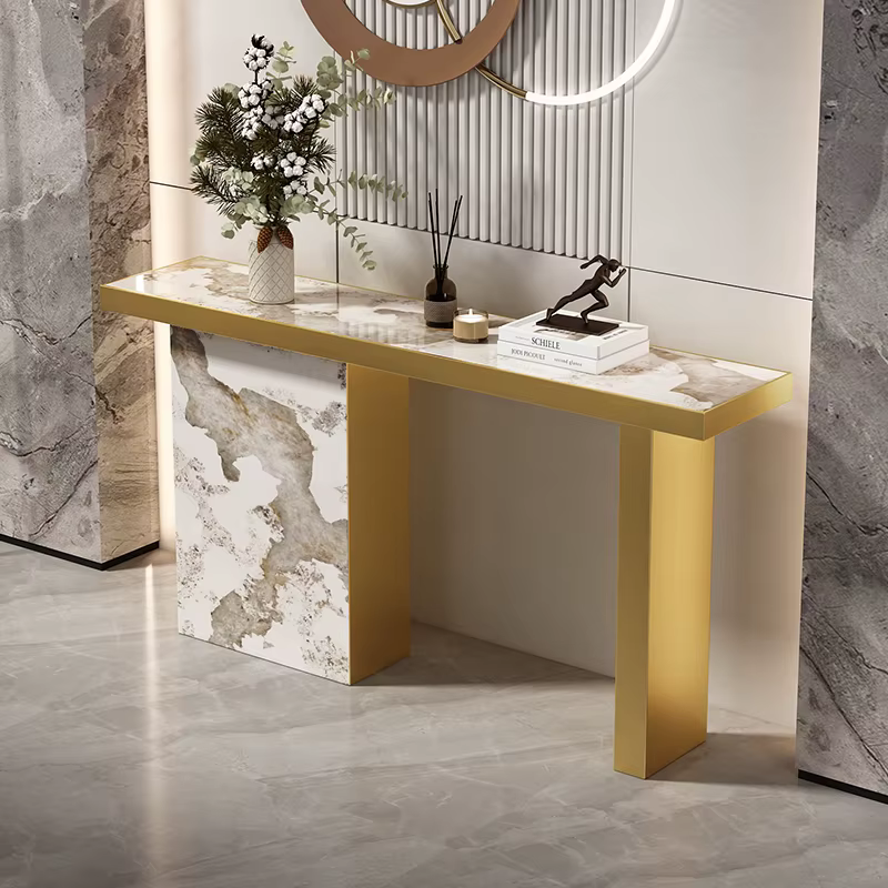 Tables de Console italiennes de luxe Design en métal