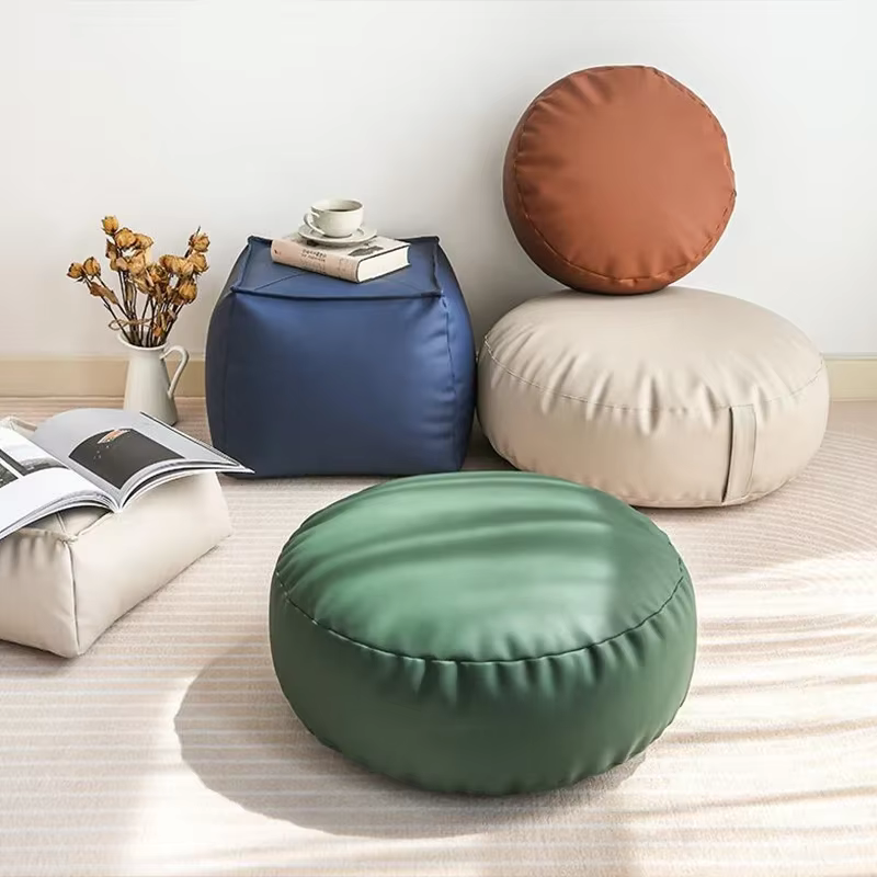 Pouf Ottoman en Faux daim