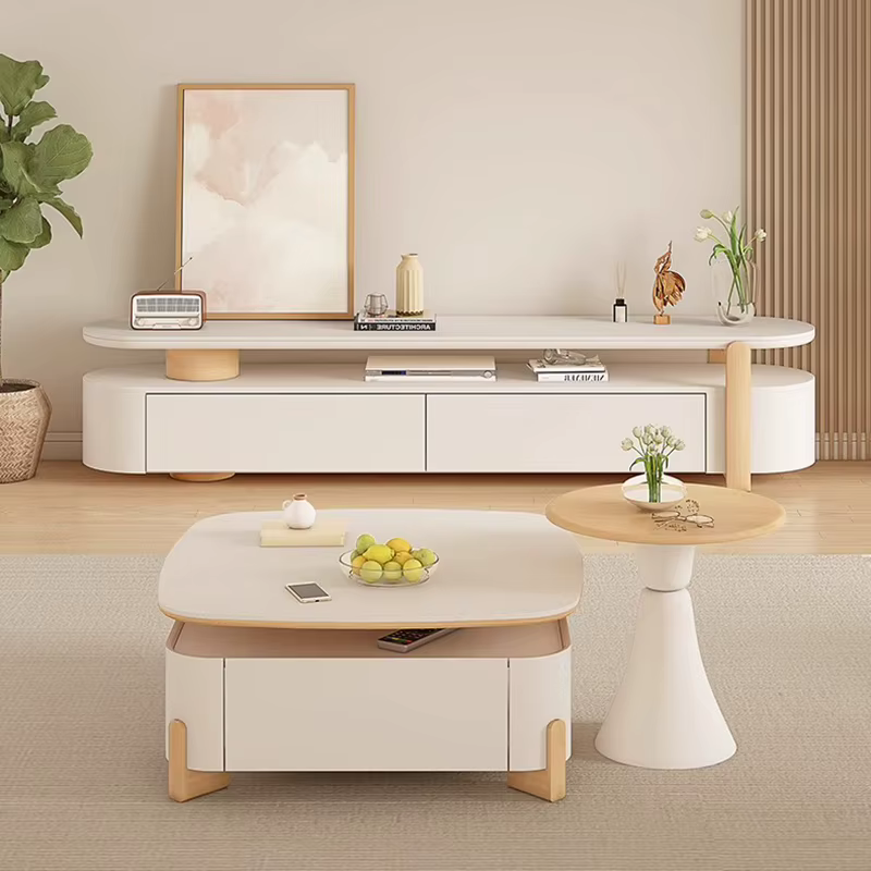 Table basse De luxe moderne carrée Glam ensembles minimalistes