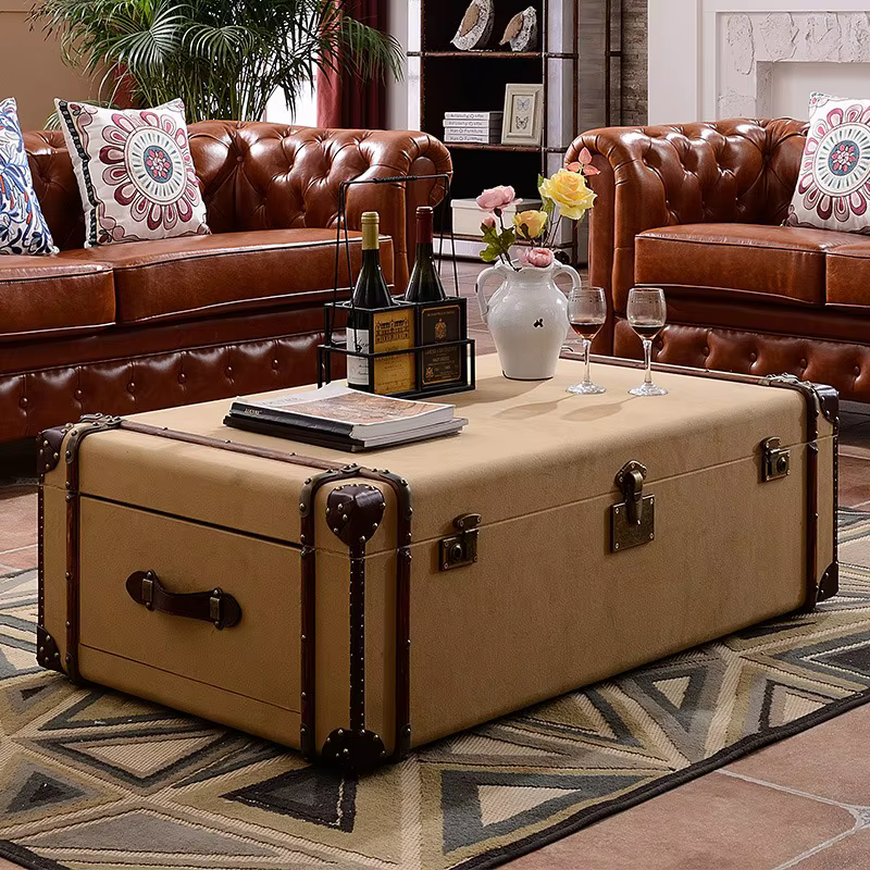 Table basse moderne Unique Glam Simple luxe plancher